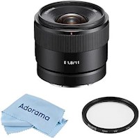Lente Prime Ultra Gran Angular | Montura E APS-C | 11 mm F1.8 | SEL11F18